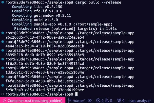 How to Develop Rust Applications in Linux Containers 2