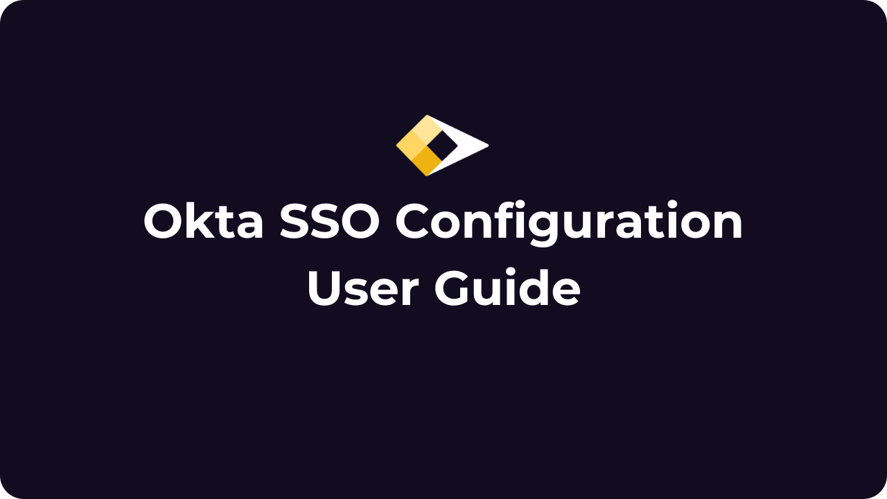 StratusGrid logo above the text 'Okta SSO Configuration User Guide' on a dark background